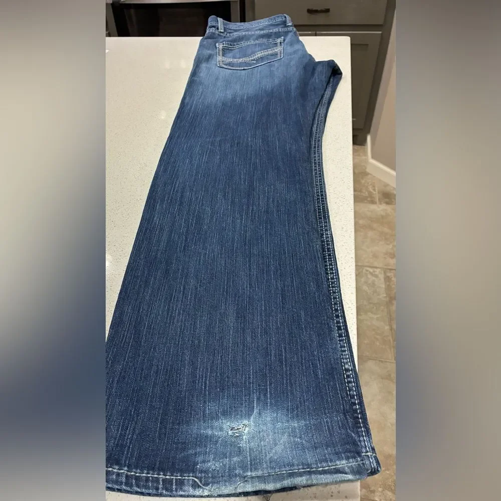 BKE Seth Straight Leg Stretch Jeans Mens 40x36 Medium Wash EUC